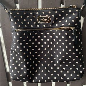 Kate Spade  polka dot cross body purse